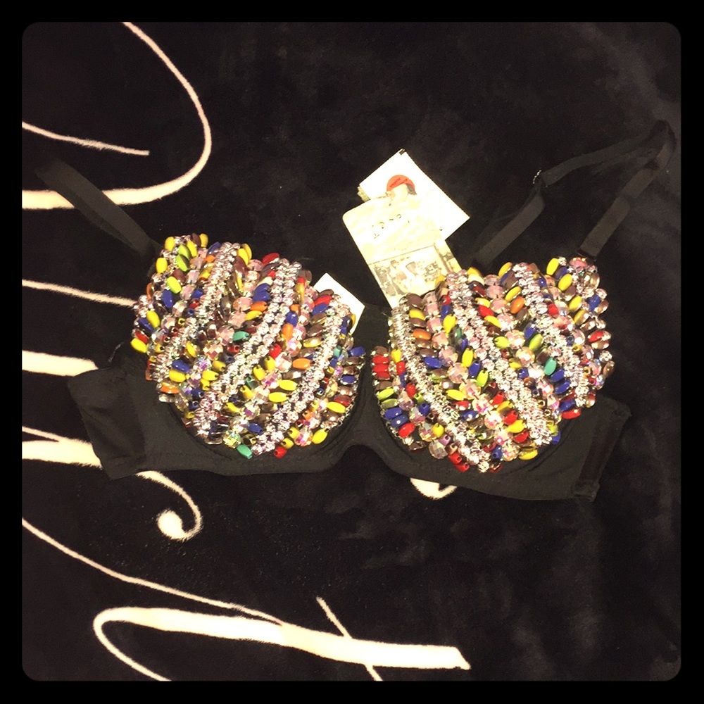 BEAUTIFUL DIAMOND SEQUENCE BRA 🌟💗